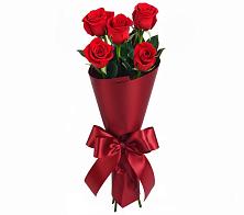 Букет 5 Красных роз Эдлесс Лав в Березовом