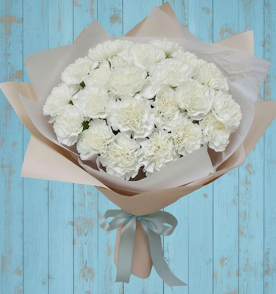 Букет цветов из: Гвоздики в Березовом