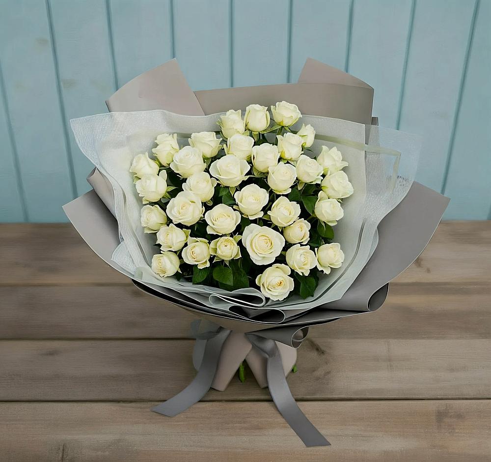 Букет Белоснежная нежность в Березовом