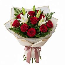 Букет цветов из:  Лилии и Розы в Березовом