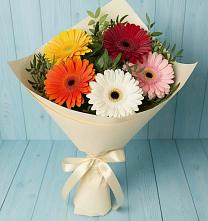 Букет цветов из:  Герберы в Березовом