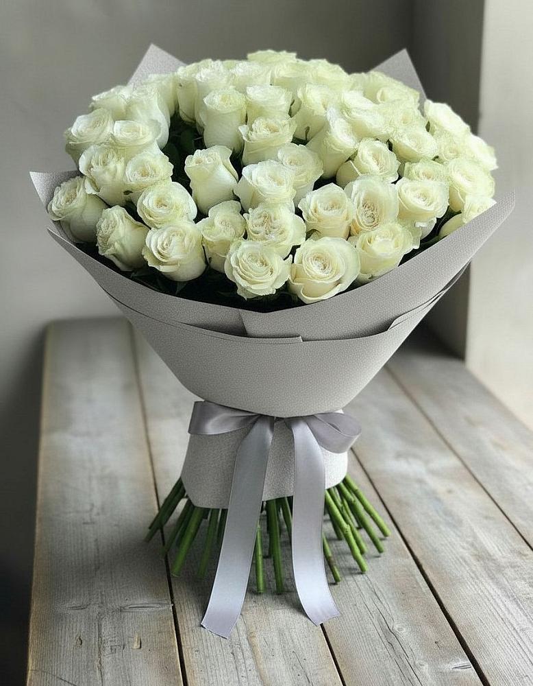 Букет 35 Белых роз в Березовом