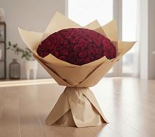 Букет 101 Красная роза в Березовом