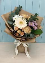 Букет цветов из:  Герберы и Хризантемы в Березовом
