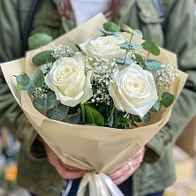 Букет Нежные грёзы в Березовом Букет цветов из: Розы в Березовом