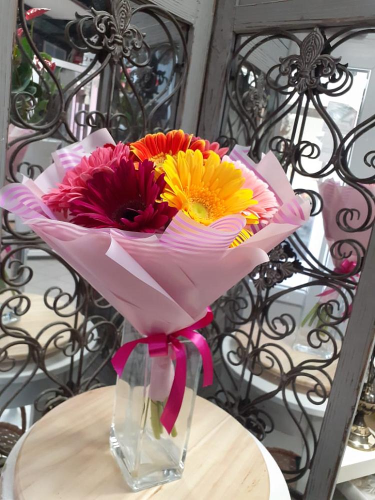 Букет цветов из: Герберы в Березовом