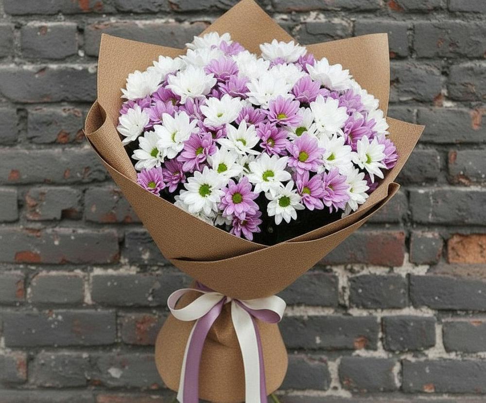 Букет цветов из: Хризантемы в Березовом