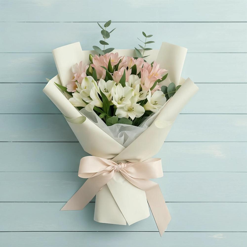 Букет цветов из: Альстромерии в Березовом