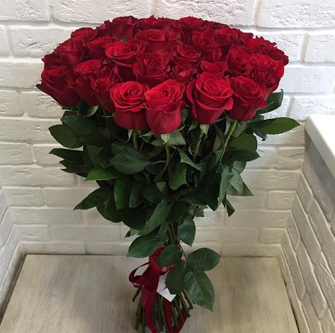 Букет Красные розы Гран При в Березовом