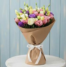 Букет цветов из:  Лизиантусы в Березовом