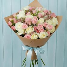 Букет цветов из:  Розы #REPLACE_PRED# Березовом