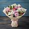 Букет цветов из: Хризантемы, Альстромерии и Розы в Березовом